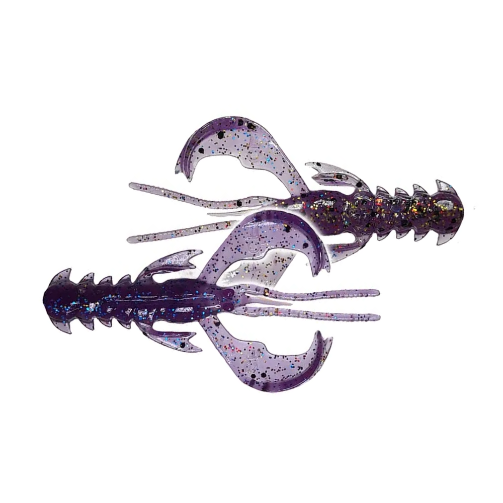 Crazy Fish Nimble 2.5" Craw Style Soft Lure for Spinning