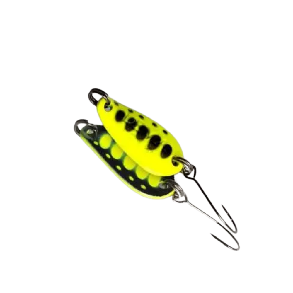 Crazy Fish Lema 1/18 oz Ultralight Micro Spoon Lure for Perch & Trout