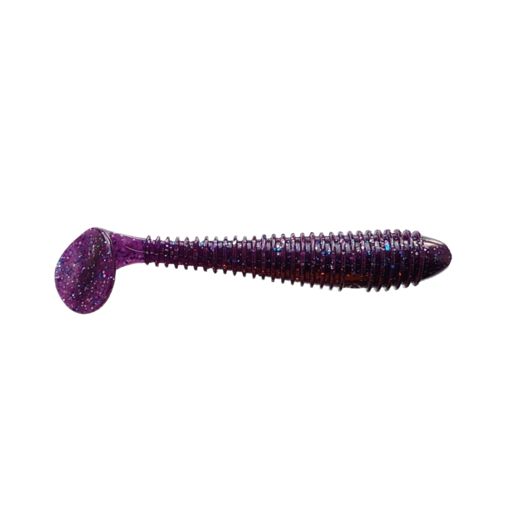 Crazy Fish Vibro Fat 3.2" Soft Bait for Bass, Walleye, Pike