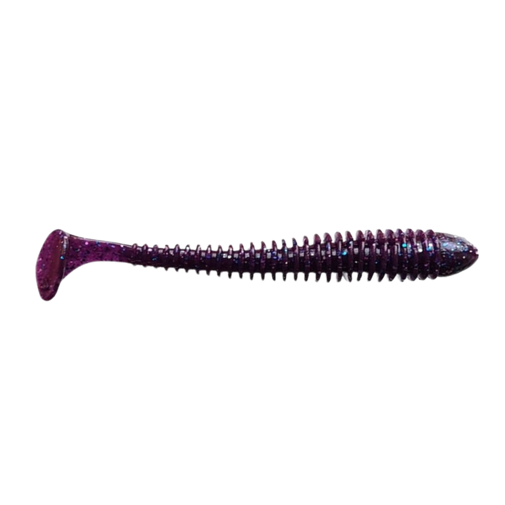 Crazy Fish 4" Vibro Worm Soft Plastic Fishing Lure