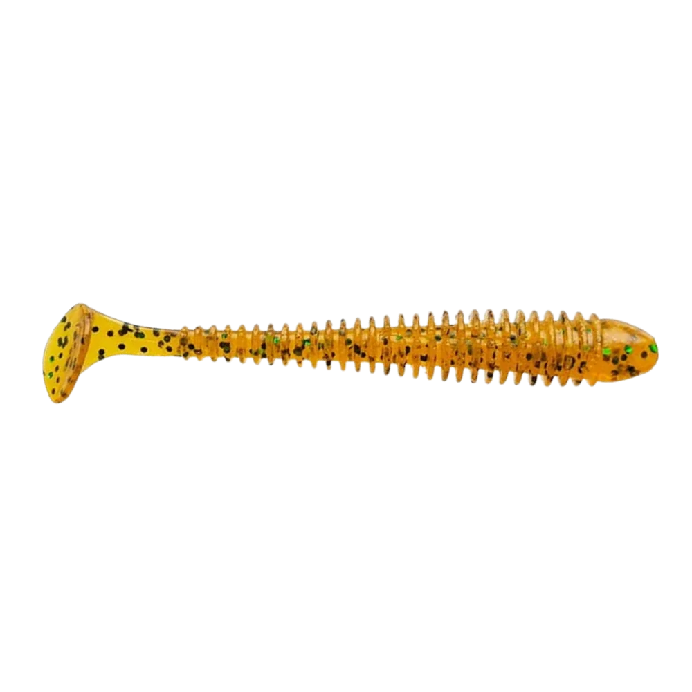Crazy Fish 4" Vibro Worm Soft Plastic Fishing Lure