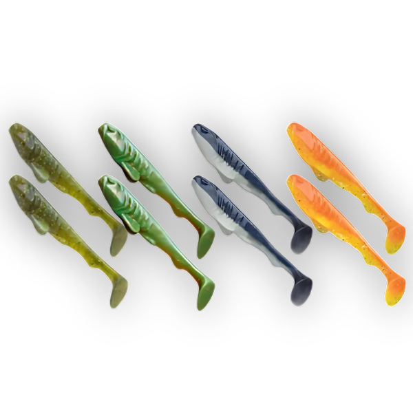 Crazy Fish Tough 2" Mix Soft Plastic Fishing Lure