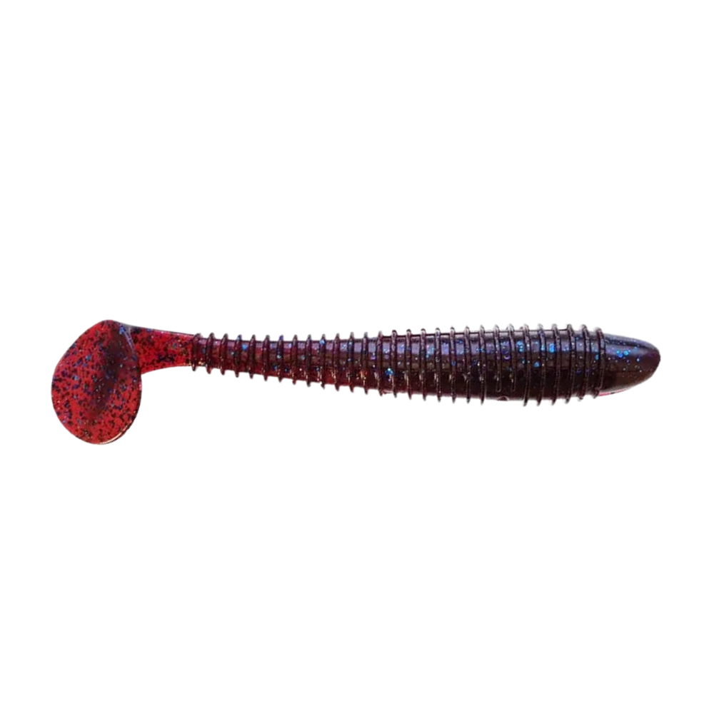 Crazy Fish Vibro Fat 5.8" Soft Bait for Bass, Walleye, Pike