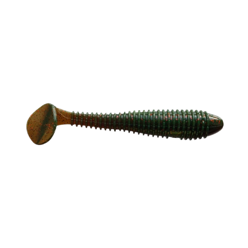 Crazy Fish Vibro Fat 3.2" Soft Bait for Bass, Walleye, Pike