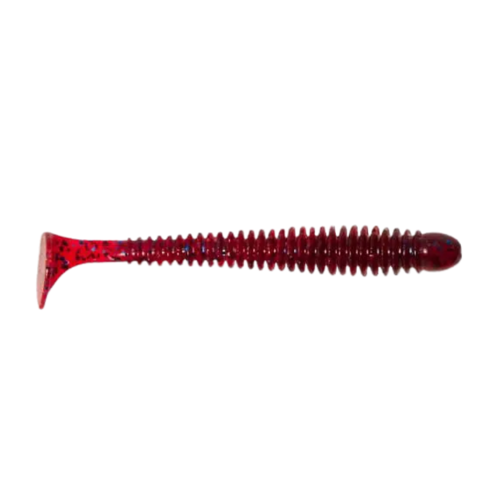Crazy Fish 4" Vibro Worm Soft Plastic Fishing Lure