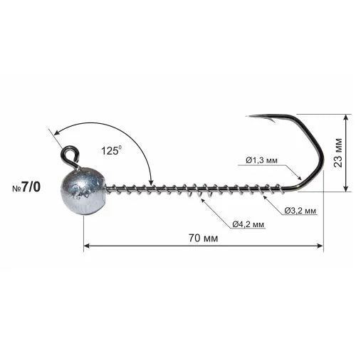 DS Jig Head Strong Jig Hook for Predator Fishing