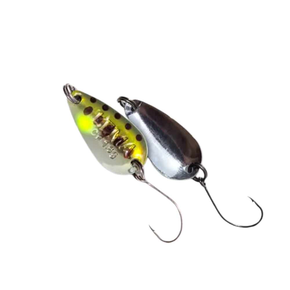 Crazy Fish Lema 1/18 oz Ultralight Micro Spoon Lure for Perch & Trout