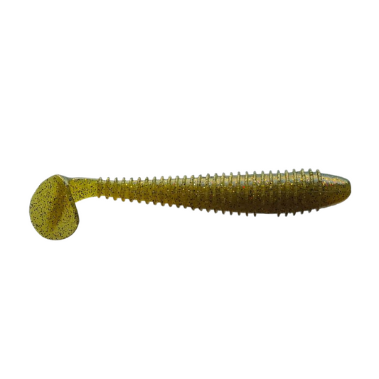 Crazy Fish Vibro Fat 5.8" Soft Bait for Bass, Walleye, Pike