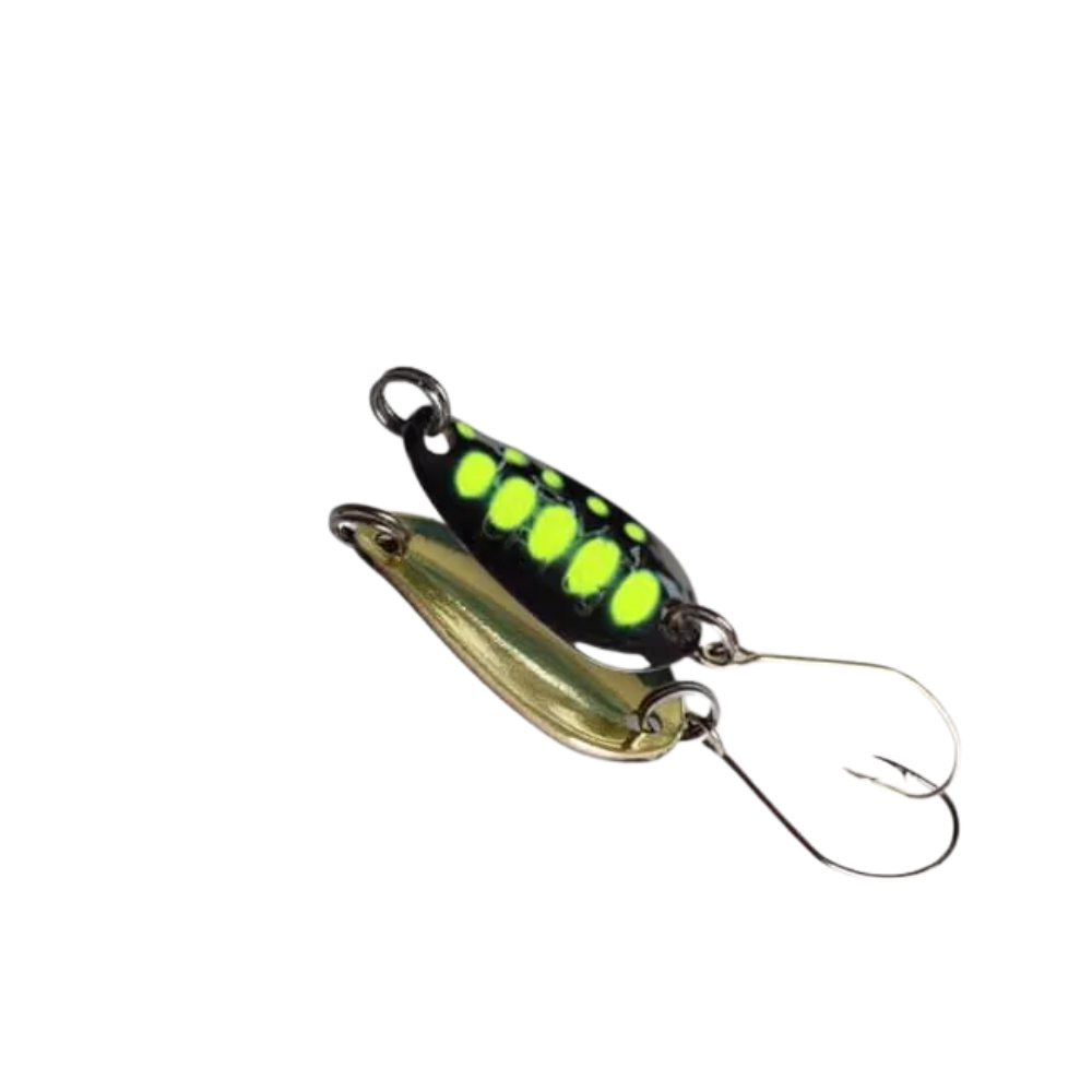Crazy Fish Lema 1/18 oz Ultralight Micro Spoon Lure for Perch & Trout
