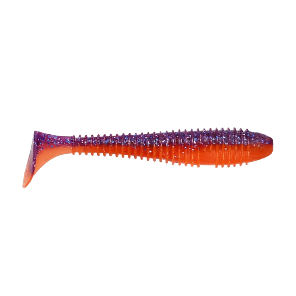 Crazy Fish Vibro Fat 4.7"Soft Bait for Bass, Walleye, Pike