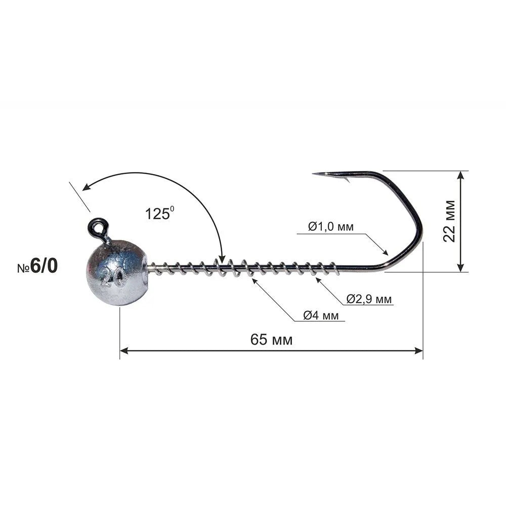 DS Jig Head Strong Jig Hook for Predator Fishing