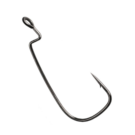 Crazy Fish Offset Joint Hook Weedless Hook for Soft Lures