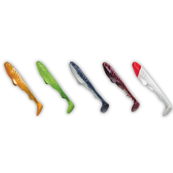 Crazy Fish Tough 5" Mix Soft Plastic Fishing Lure