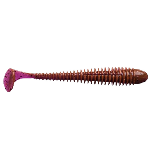 Crazy Fish 5" Vibro Worm Soft Plastic Fishing Lure