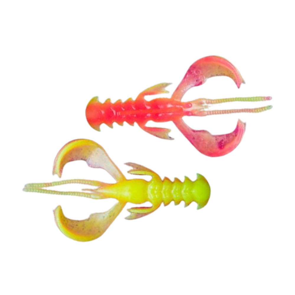 Crazy Fish Nimble 2.5" Craw Style Soft Lure for Spinning