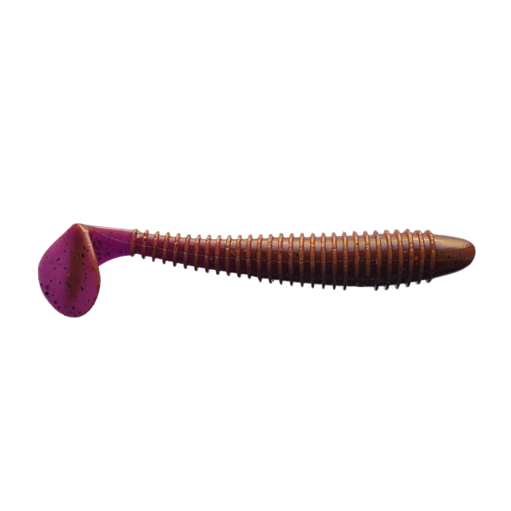 Crazy Fish Vibro Fat 4.7"Soft Bait for Bass, Walleye, Pike
