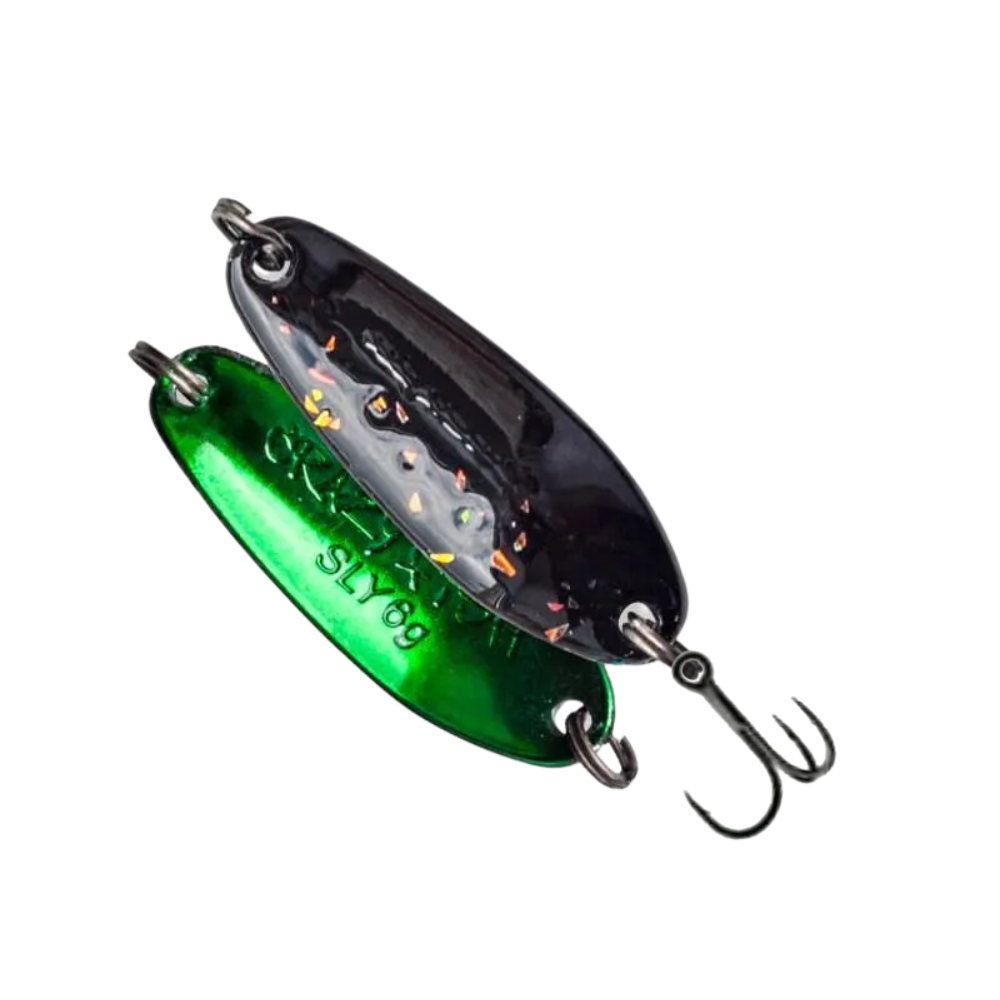 Crazy Fish Sly 1/4.5 oz Metal Spoon for Spinning Fishing