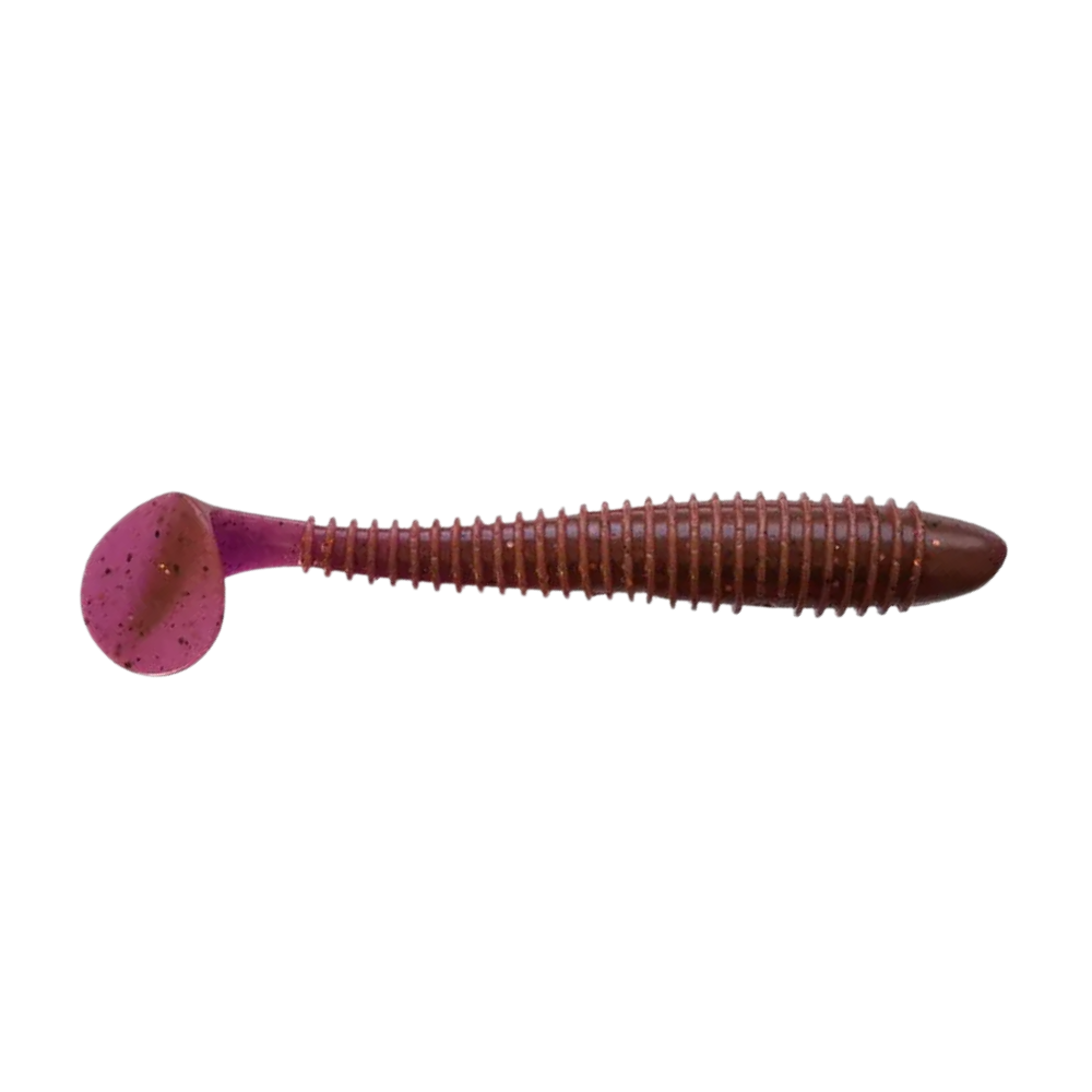 Crazy Fish Vibro Fat 5.8" Soft Bait for Bass, Walleye, Pike