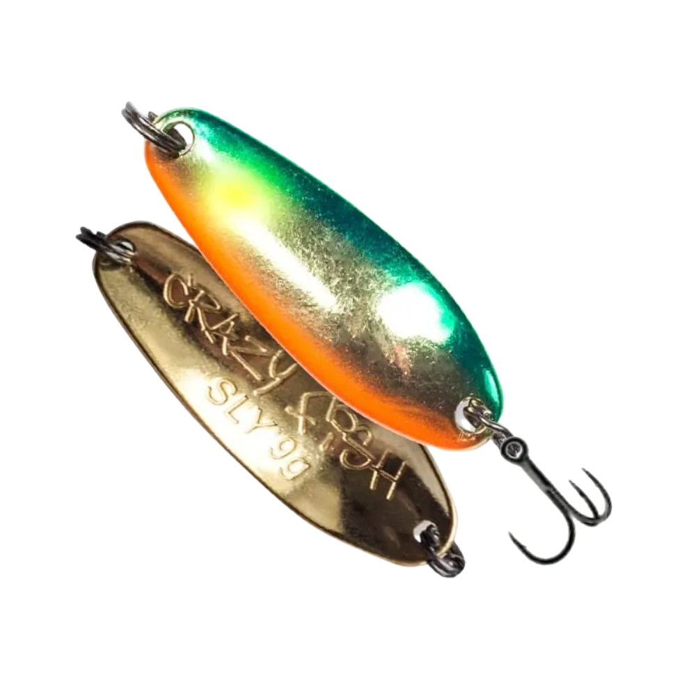 Crazy Fish Sly 1/3 oz Metal Spoon for Spinning Fishing