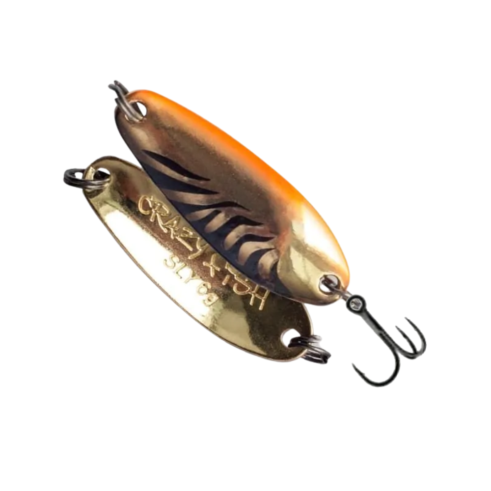 Crazy Fish Sly 1/4.5 oz Metal Spoon for Spinning Fishing