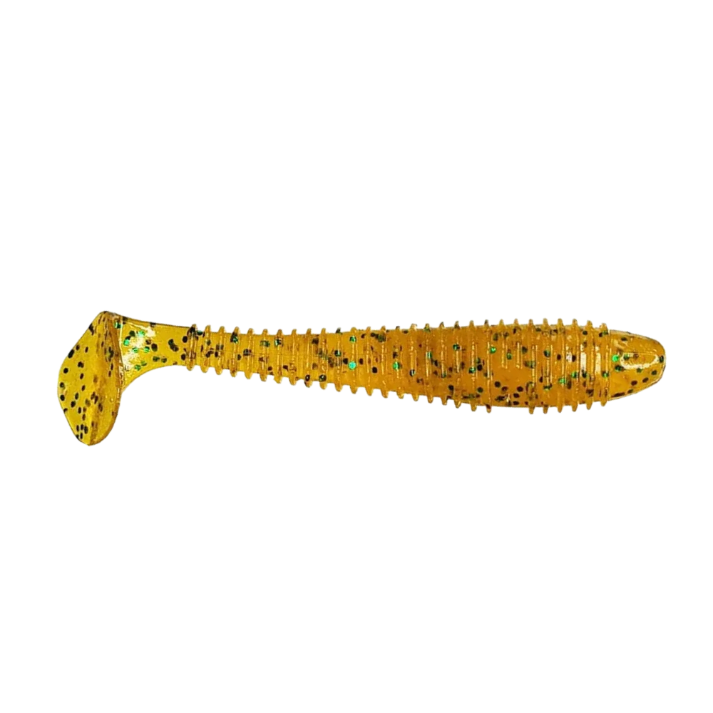 Crazy Fish Vibro Fat 4.7"Soft Bait for Bass, Walleye, Pike