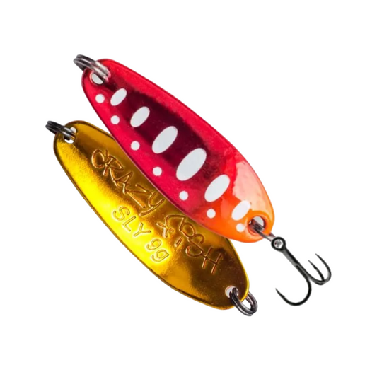 Crazy Fish Sly 1/3 oz Metal Spoon for Spinning Fishing