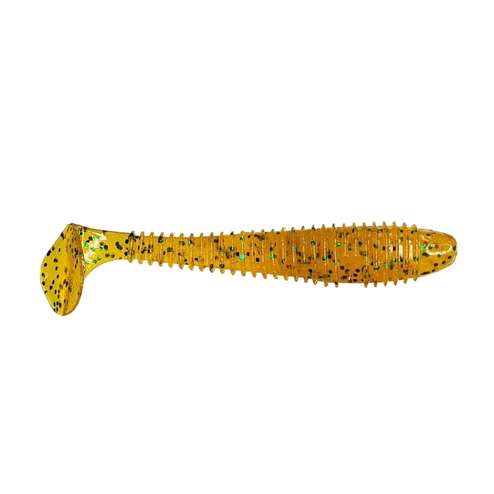 Crazy Fish Vibro Fat 5.8" Soft Bait for Bass, Walleye, Pike