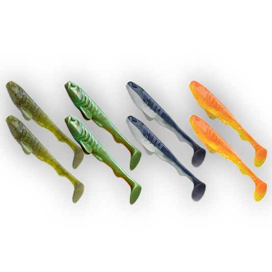 Crazy Fish Tough 2" Mix Soft Plastic Fishing Lure