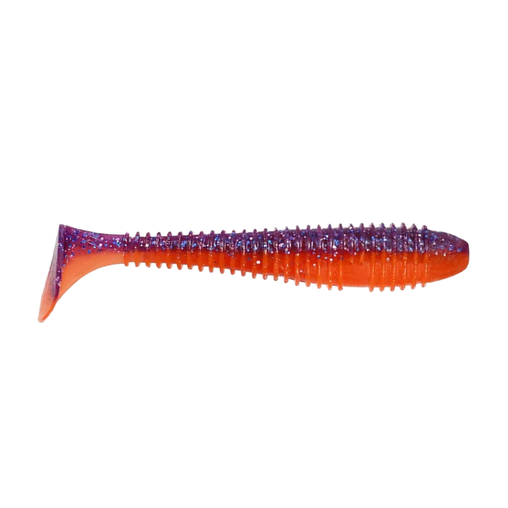 Crazy Fish Vibro Fat 5.8" Soft Bait for Bass, Walleye, Pike