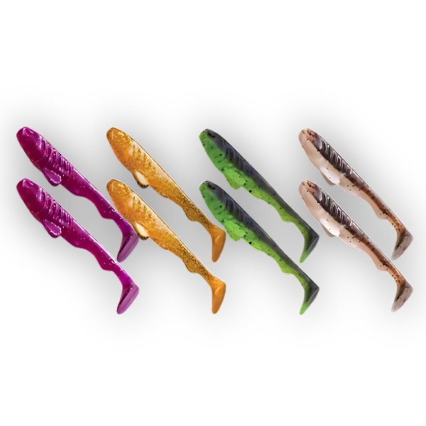 Crazy Fish Tough 2" Mix Soft Plastic Fishing Lure