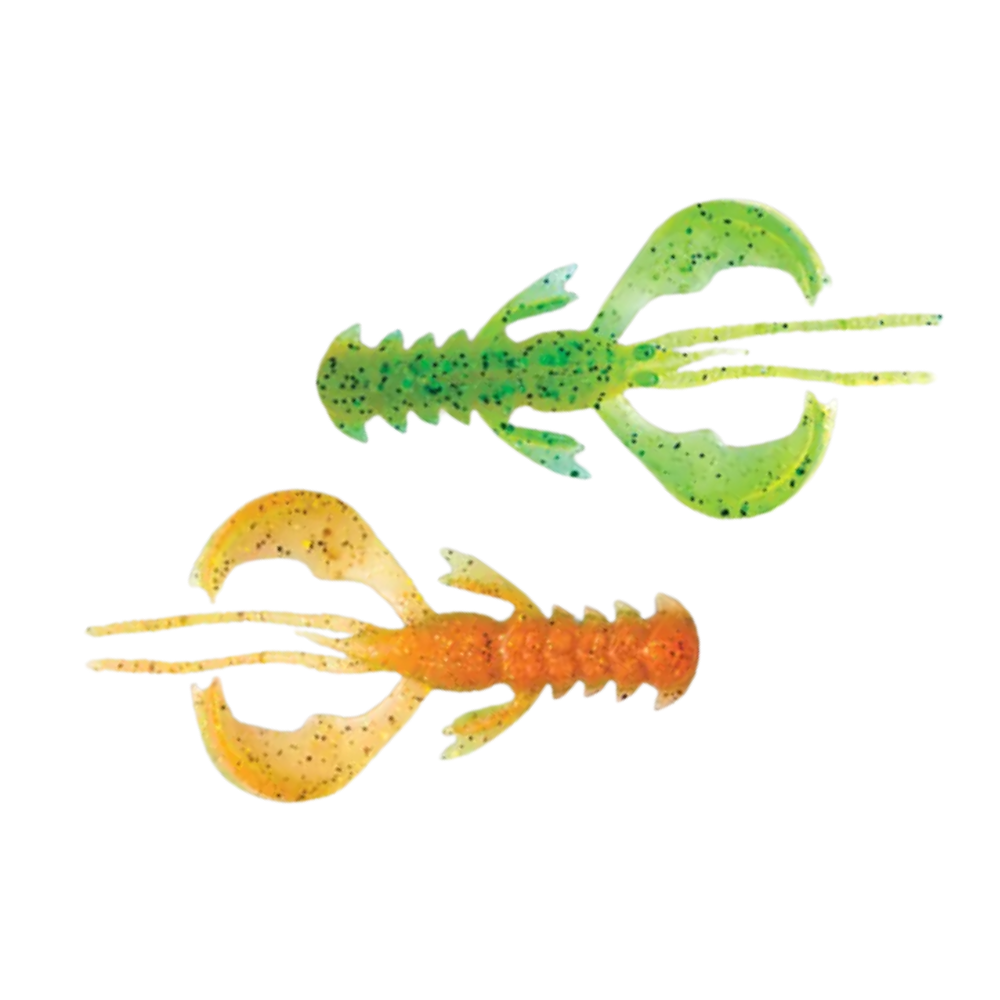 Crazy Fish Nimble 2.5" Craw Style Soft Lure for Spinning