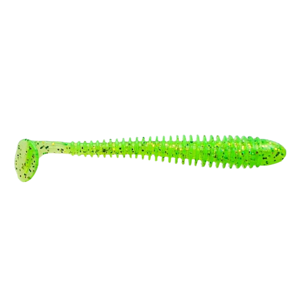 Crazy Fish 4" Vibro Worm Soft Plastic Fishing Lure