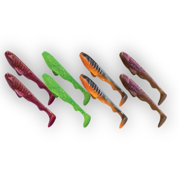 Crazy Fish Tough 2" Mix Soft Plastic Fishing Lure