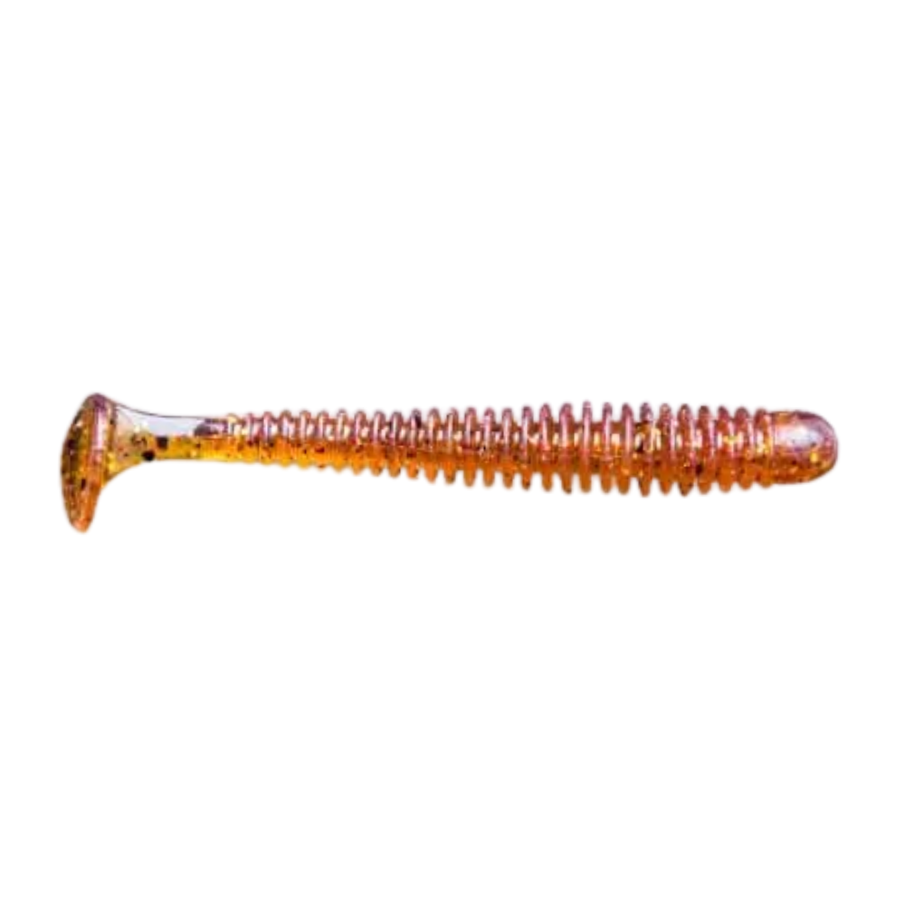 Crazy Fish 3" Vibro Worm Soft Plastic Fishing Lure