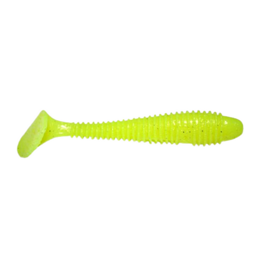 Crazy Fish Vibro Fat 4" Soft Bait for Bass, Walleye, Pike