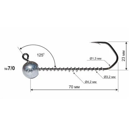 DS Jig Head Strong Jig Hook for Predator Fishing