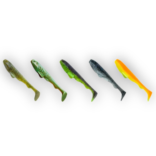 Crazy Fish Tough 2.8" Mix Soft Plastic Fishing Lure