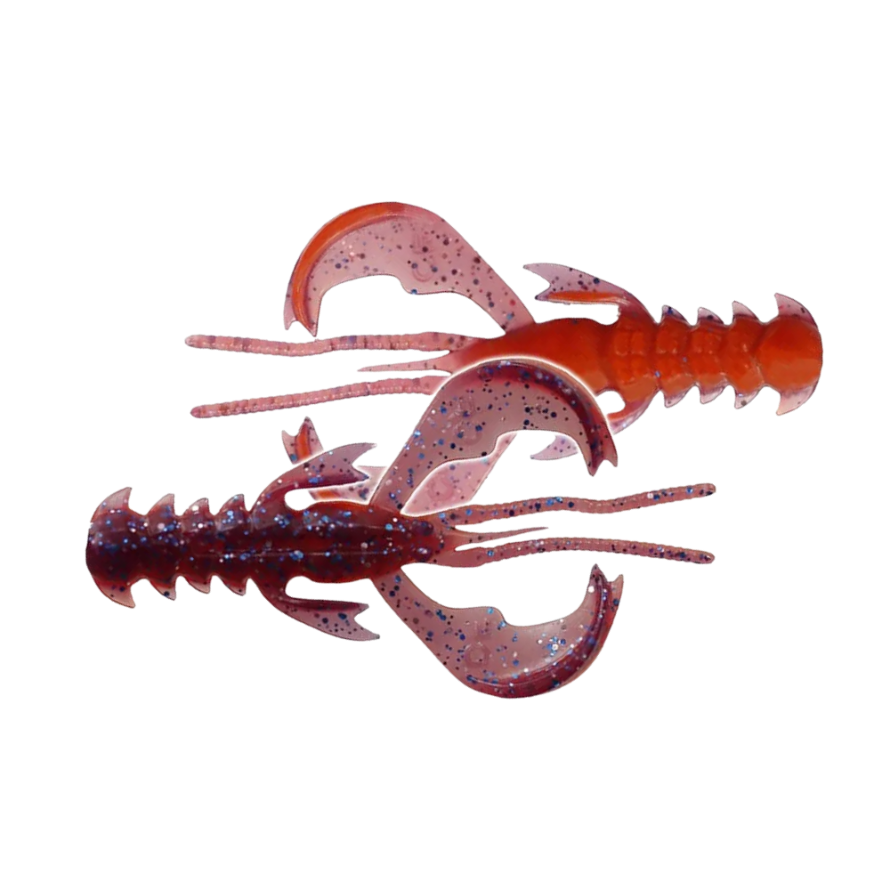 Crazy Fish Nimble 2.5" Craw Style Soft Lure for Spinning