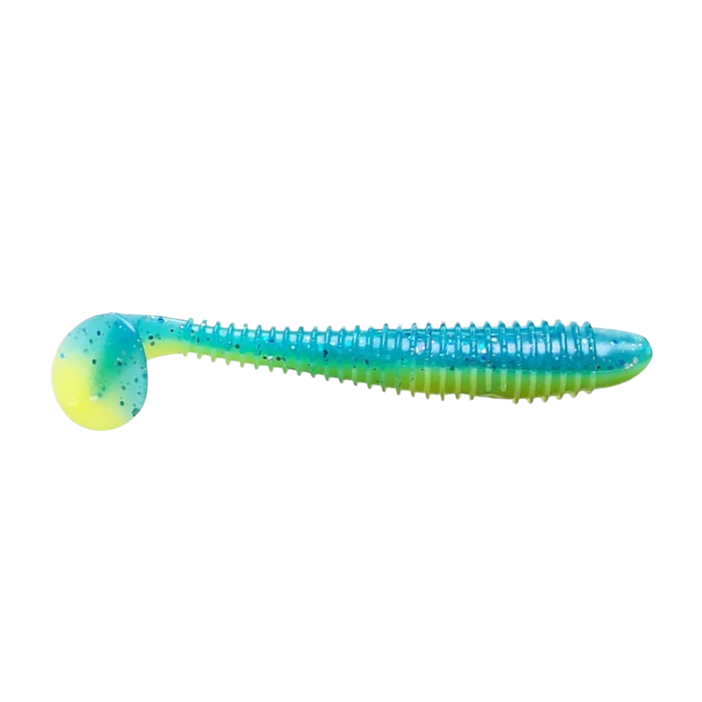 Crazy Fish Vibro Fat 5.8" Soft Bait for Bass, Walleye, Pike